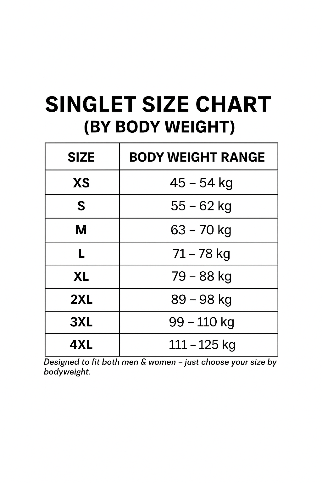 Powerlifting Singlet