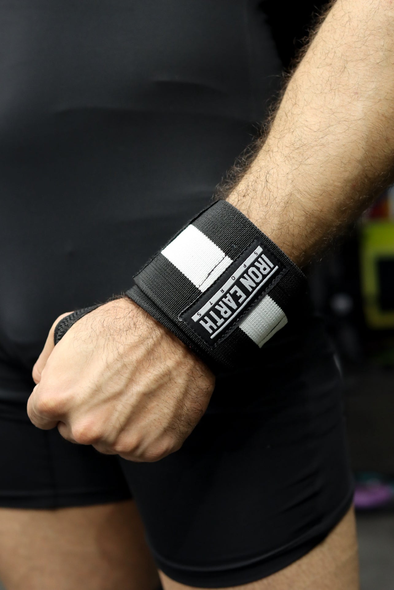 24" Wrist Wraps - Black and White