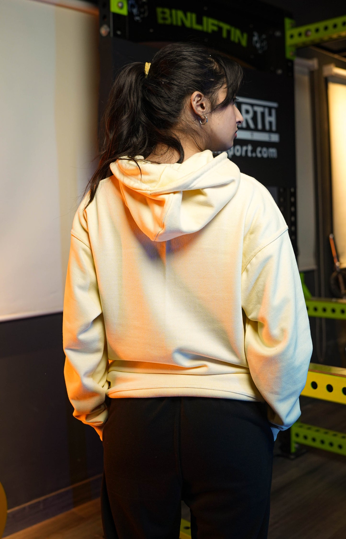 Unisex Light Beige Hoodie