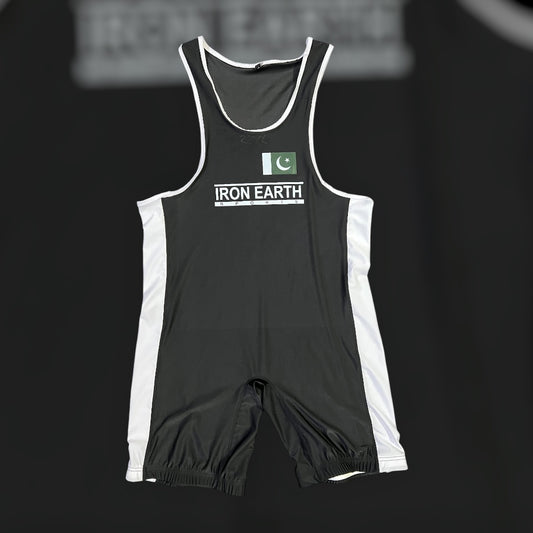 Black & White Power Singlet