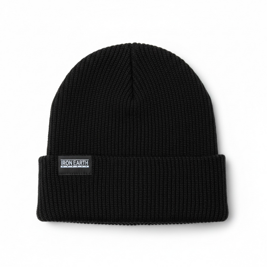 Classic Black Winter Beanie – Warm & Stylish