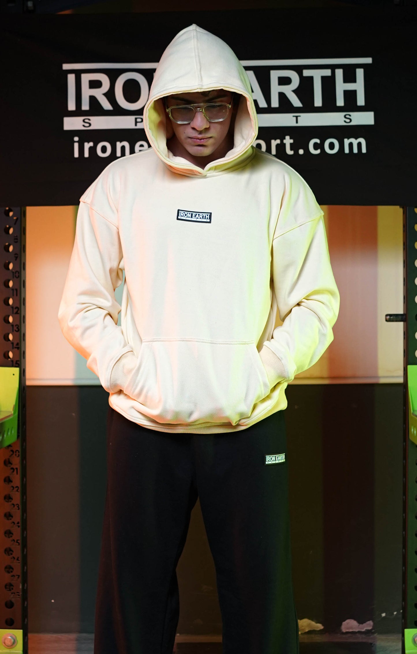 Unisex Light Beige Hoodie