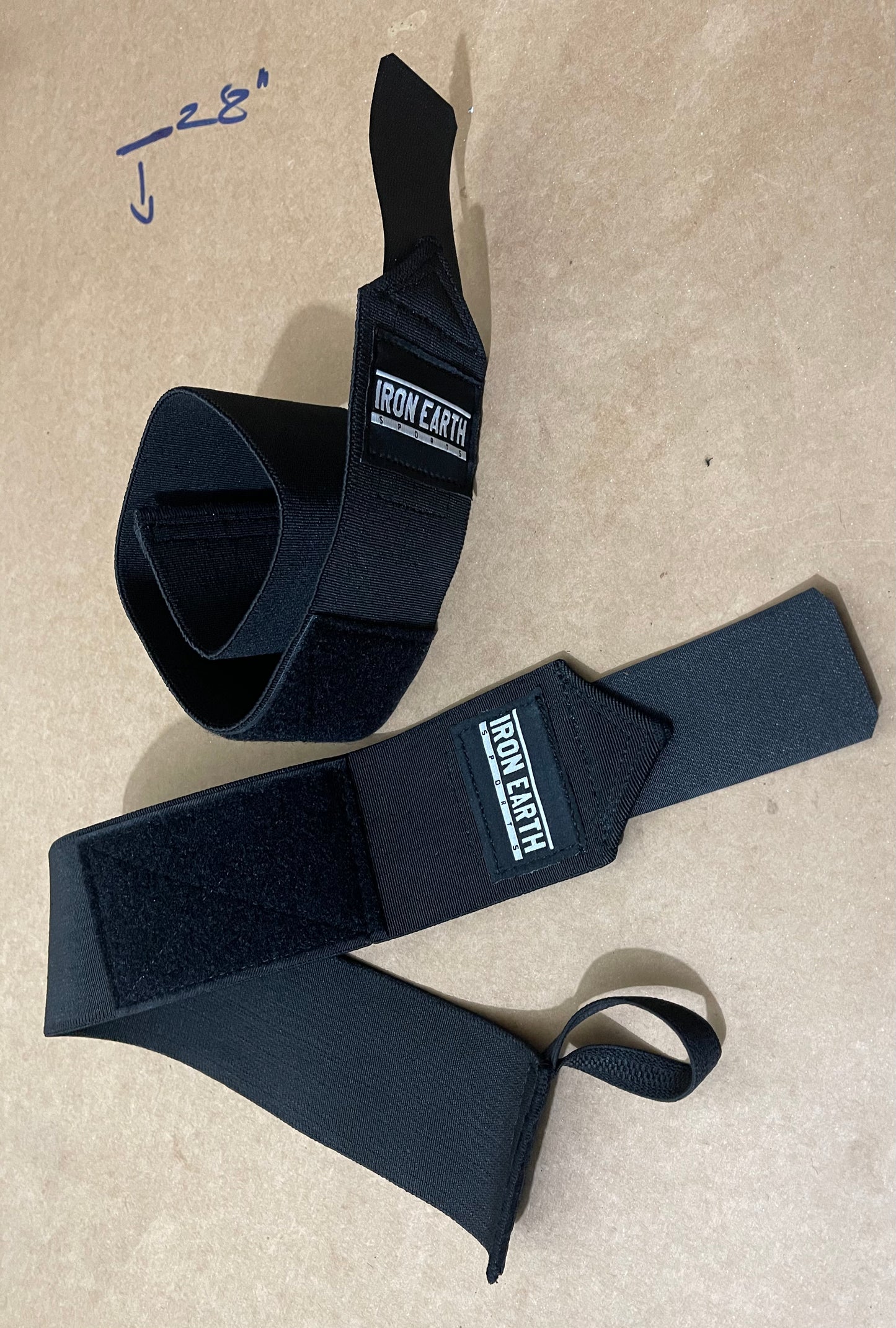 Premium 24” Wrist Wraps - Black