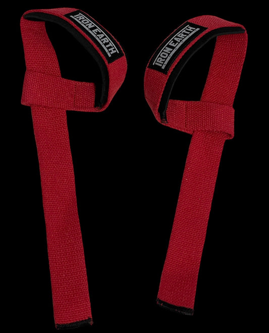 Red Black Lifting Straps