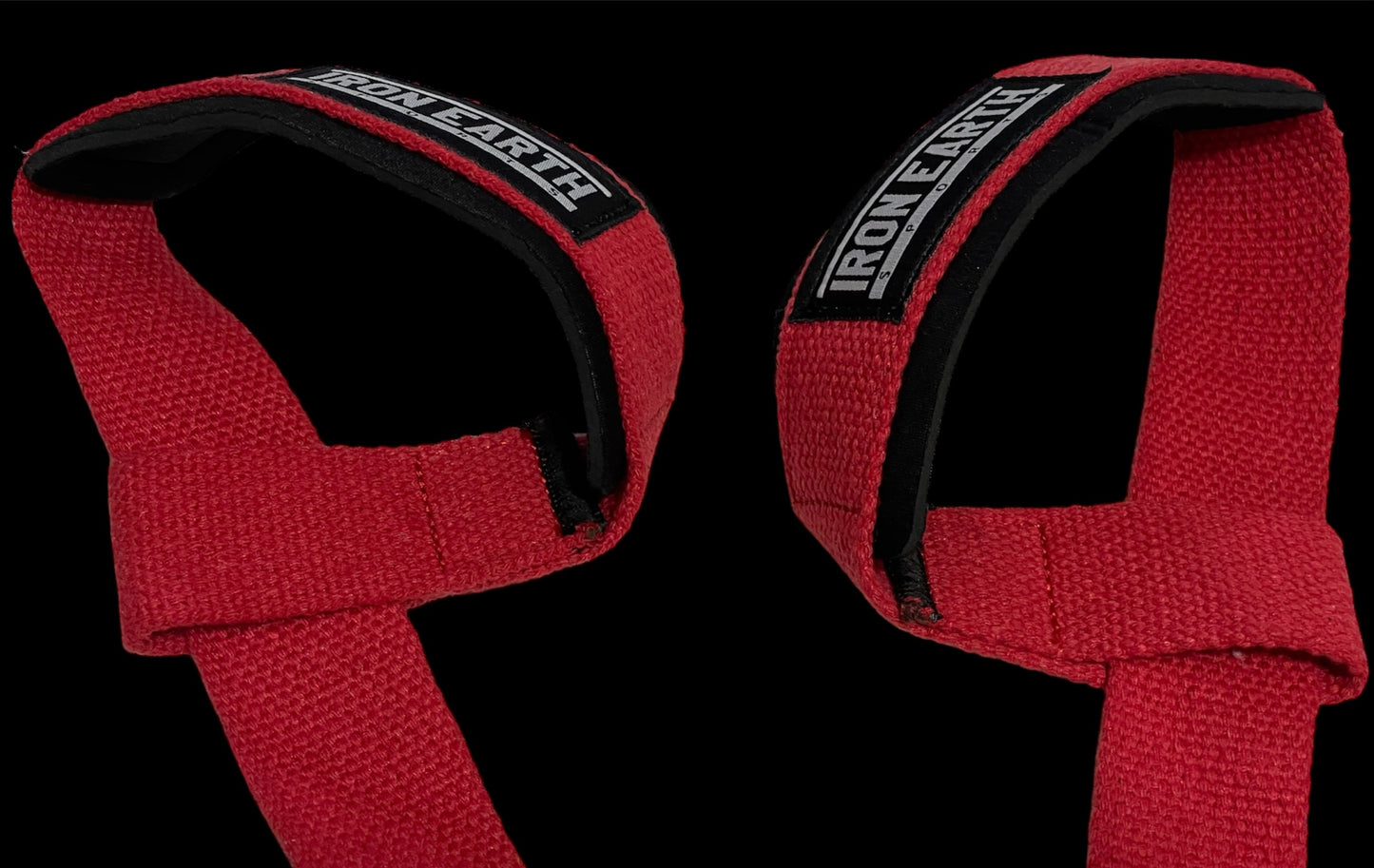 Red Black Lifting Straps