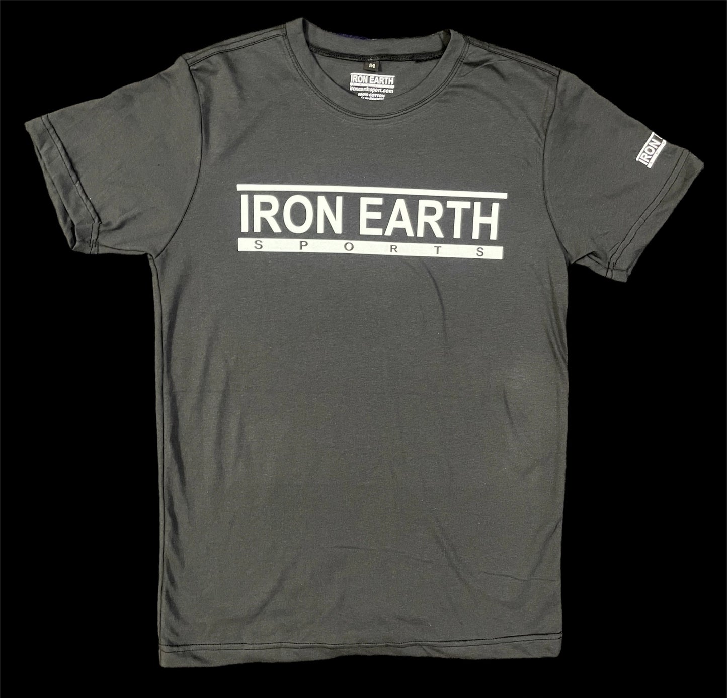 Half Black Cotton T-Shirt