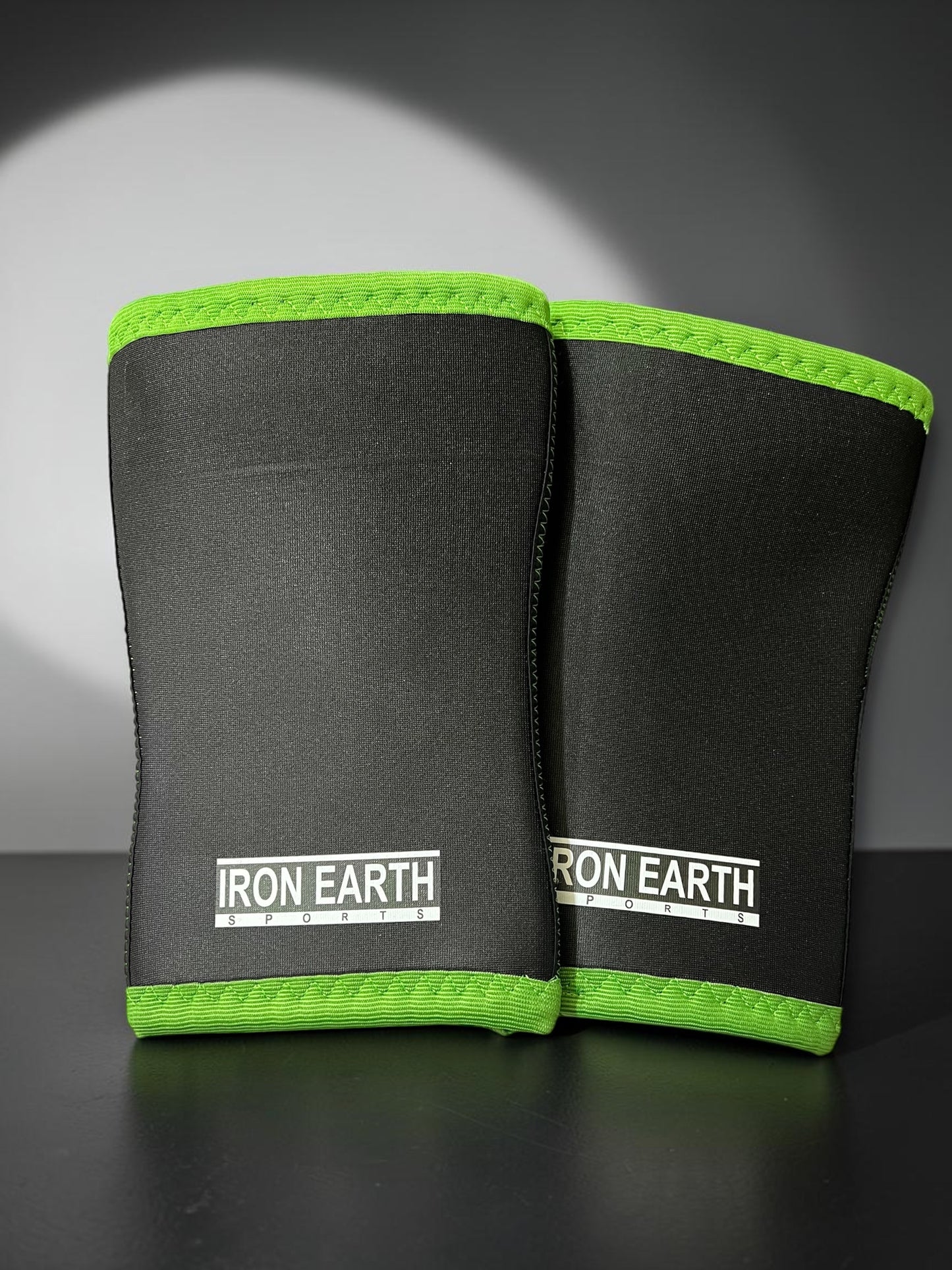 Iron Earth Super Knee Sleeve – Volt Green Edition (7mm)